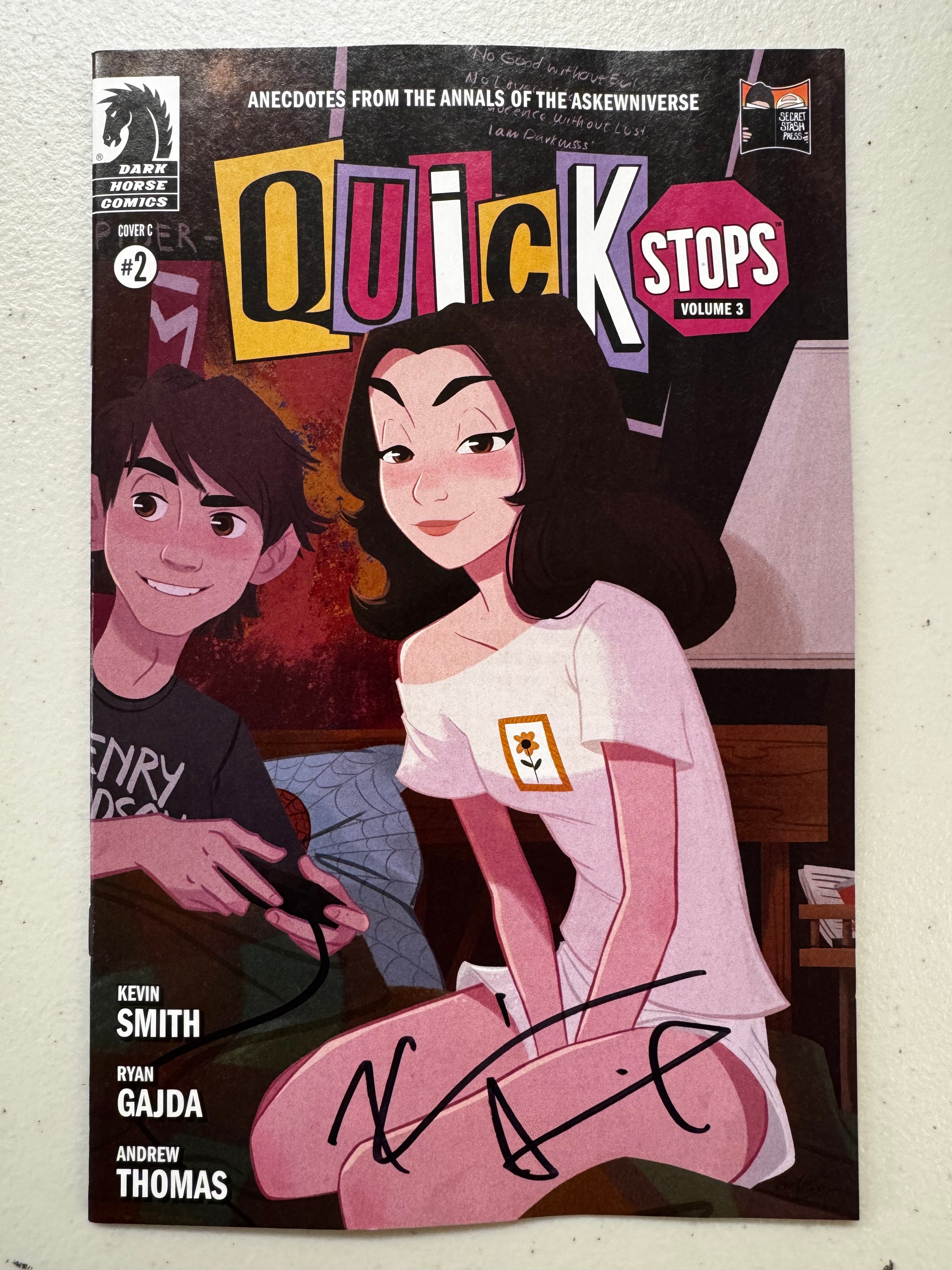 SIGNED: Quick Stops V3, #2 - Stash Exclusive Cover, by P. Orum