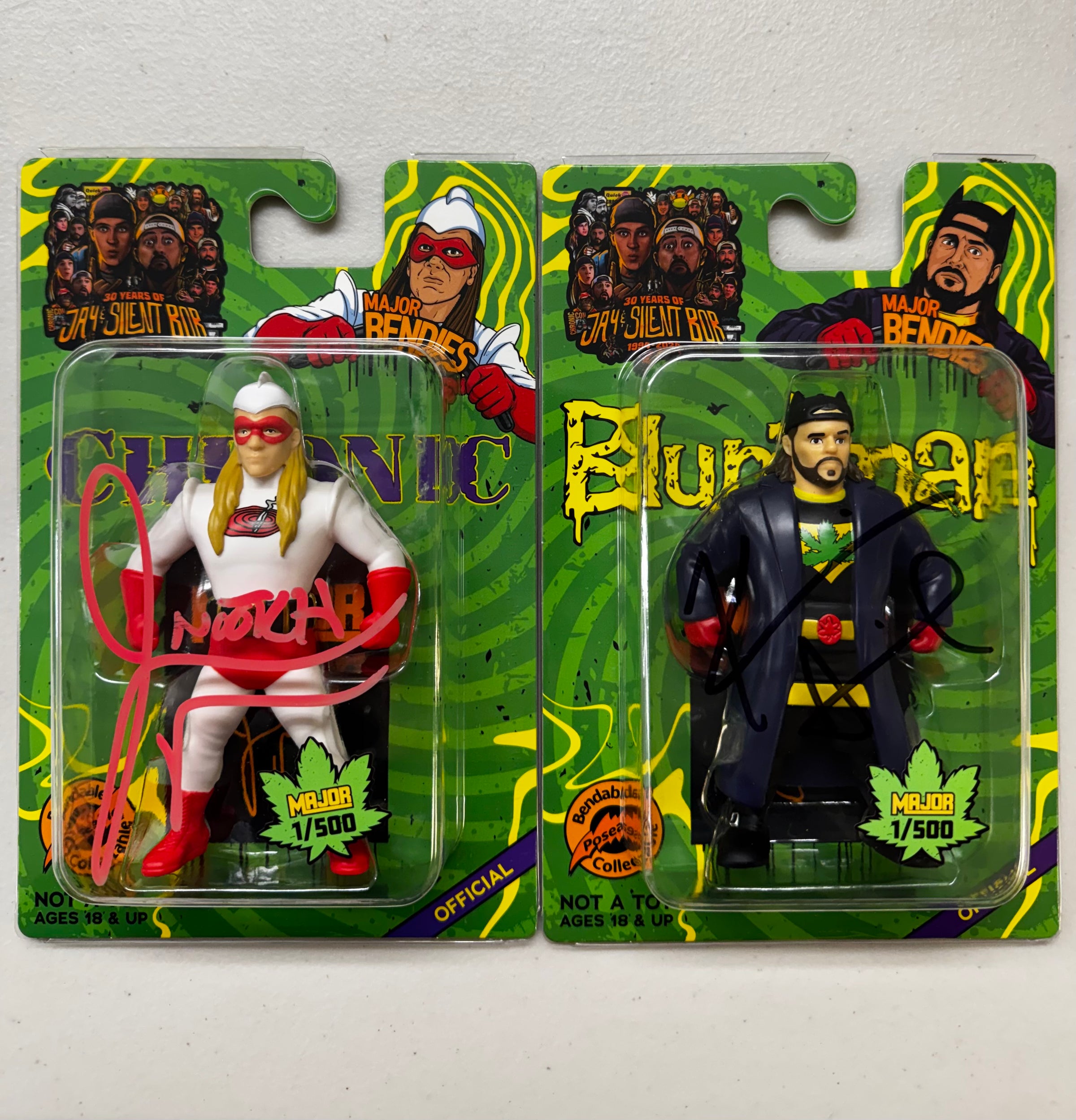 Major Bendies: Bluntman & Chronic - Signed Set! | JAY AND SILENT