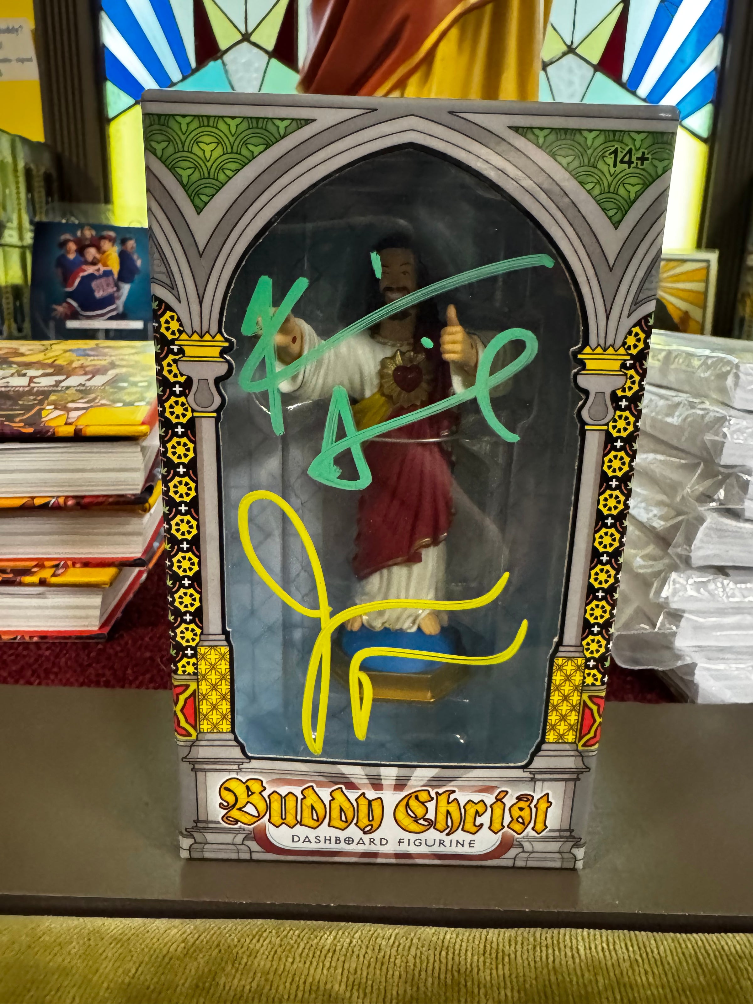 Buddy Christ Dashboard Statue - SIGNED! by Kevin Smith and Jason