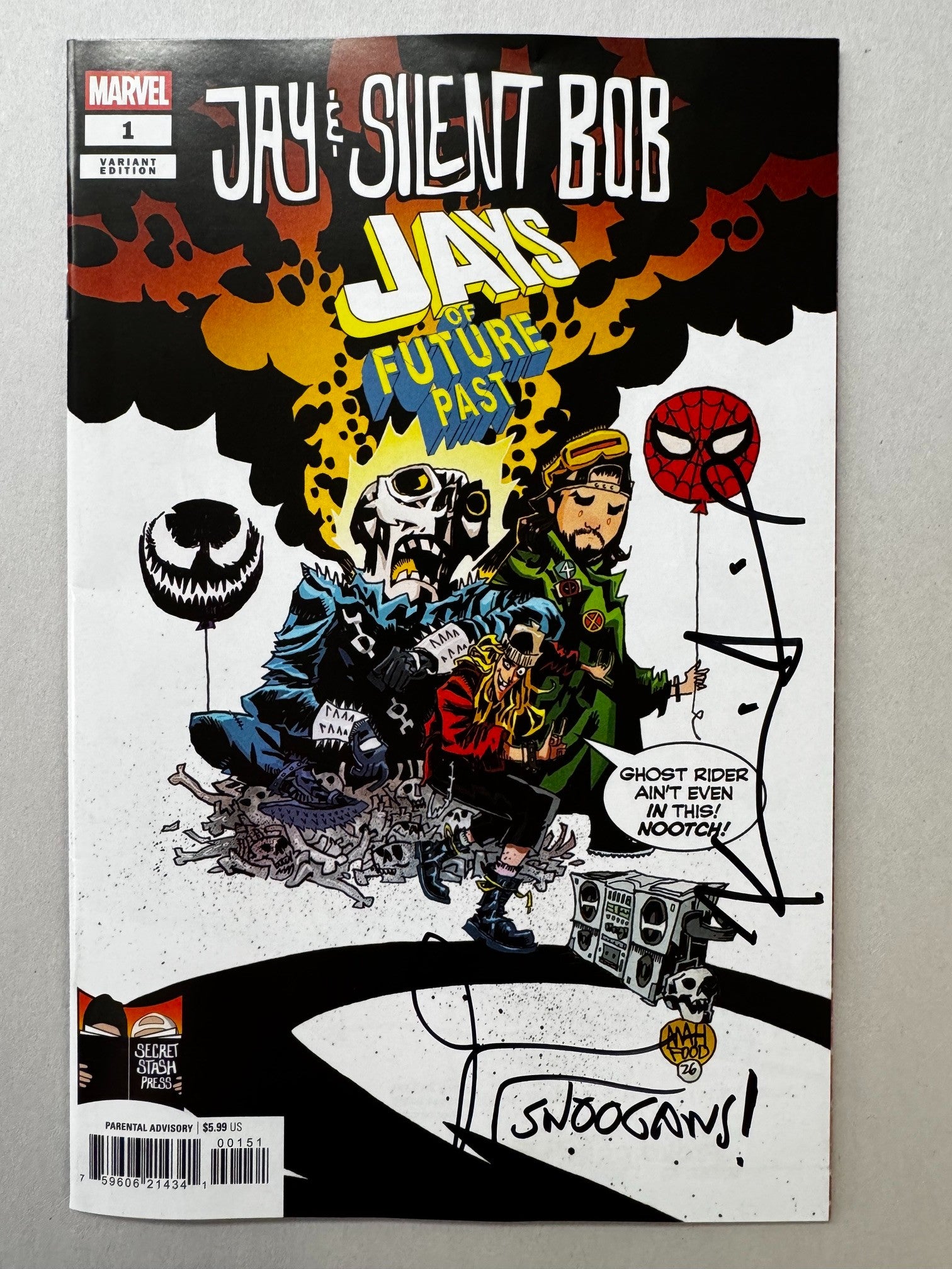 Jays of Future Past One Shot: Jim Mahfood Cover- DOUBLE SIGNED
