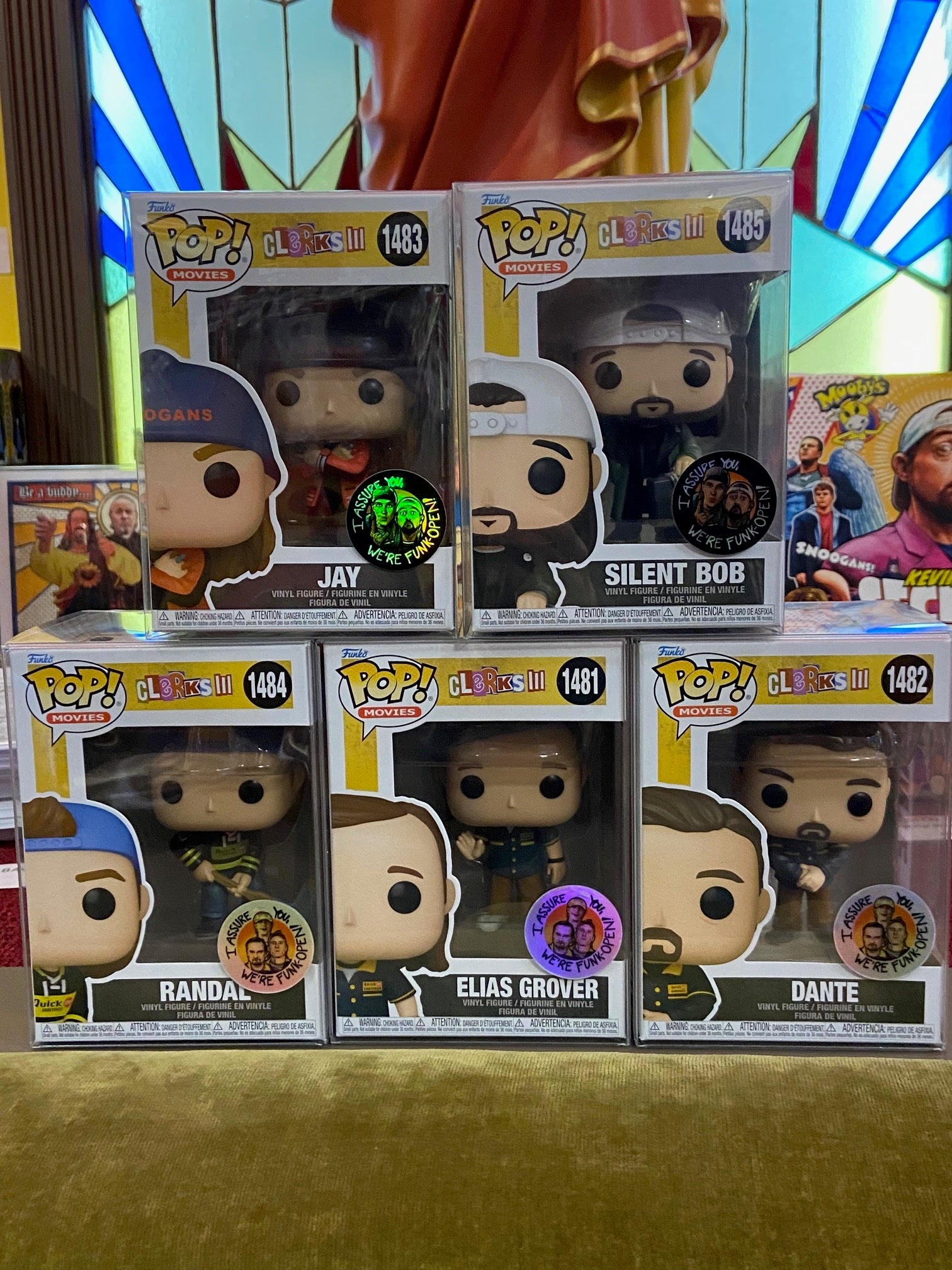 Clerks III FUNKO POPS - Set of 5, unsigned. Secret Stash Exclusive ...